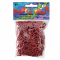 Rainbow Loom originálne gumičky 600 kusov bordové od 6 rokov