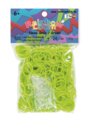 Originálne neónové gumičky Rainbow Loom 600 kusov svetlozelené