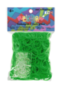 Rainbow Loom originálne gumičky 600 kusov tmavozelené od 6 rokov
