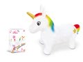 Jednorožec na skákanie Unicorn Ride on Mondo gumený biely