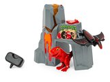 Sopka s efektom dymiacej lávy Dinosaur Erupting Volcano BRIO so zvukom a svetlom 2 figúrky dinosaurov