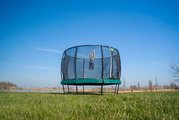 Trampolína s ochrannou sieťou Lotus Premium Exit Toys priemer 366 cm zelená