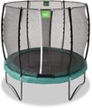Trampolína s ochrannou sieťou Allure Classic Exit Toys priemer 253 cm zelená