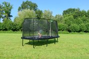 Trampolína s ochrannou sieťou Allure Premium  Exit Toys čierna 214*366 cm