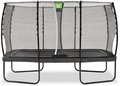 Trampolína s ochrannou sieťou Allure Classic Exit Toys čierna 214*366 cm