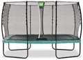Trampolína s ochrannou sieťou Allure Classic Exit Toys zelená 214*366 cm