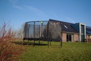 Trampolína s ochrannou sieťou Allure Premium Exit Toys čierna 244*427 cm