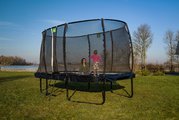Trampolína s ochrannou sieťou Allure Premium Exit Toys čierna 244*427 cm