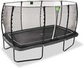 Trampolína s ochrannou sieťou Allure Classic Exit Toys čierna 244*427 cm