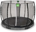 Trampolína s ochrannou sieťou Allure Classic ground Exit Toys prízemná priemer 305 cm čierna