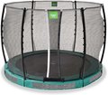 Trampolína s ochrannou sieťou Allure Classic ground Exit Toys prízemná priemer 305 cm zelená