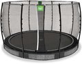 Trampolína s ochrannou sieťou Allure Classic ground Exit Toys prízemná priemer 366 cm čierna
