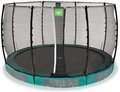 Trampolína s ochrannou sieťou Allure Classic ground Exit Toys prízemná priemer 366 cm zelená