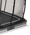 Trampolína s ochrannou sieťou Allure Classic ground Exit Toys prízemná 214*366 cm čierna