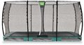 Trampolína s ochrannou sieťou Allure Classic ground Exit Toys prízemná 244*427 cm zelená