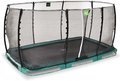 Trampolína s ochrannou sieťou Allure Classic ground Exit Toys prízemná 244*427 cm čierna
