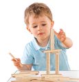 Drevené kocky stavebné Wooden Construction Kit Eichhorn prírodné drevo 200 dielov od 2 rokov