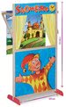 Drevené bábkové divadlo Puppet Theatre Eichhorn s rozprávkovou scénou a oponou 110 cm výška