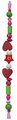 Drevené koráliky Wooden Bead Set Classic Eichhorn 100 dielikov s doplnkami od 4 rokov