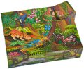 Drevené puzzle kocky Picture Cube Eichhorn 12 kociek so 6 motívmi zvieratiek