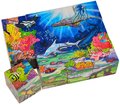 Drevené puzzle kocky Picture Cube Eichhorn 12 kociek so 6 motívmi zvieratiek