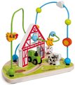 Drevený labyrint Farma s korálikmi Bead Maze Farm Eichhorn s dvoma dráhami od 12 mes