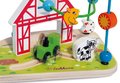 Drevený labyrint Farma s korálikmi Bead Maze Farm Eichhorn s dvoma dráhami od 12 mes