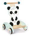 Drevené chodítko Panda Activity Walker Eichhorn s gumenými kolieskami a úložným priestorom od 12 mes