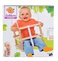 Drevená hojdačka Wooden Baby Swing Outdoor Eichhorn prírodná 140-210 cm dĺžka 30*30 cm sedadlo 20 kg nosnosť od 12 mes