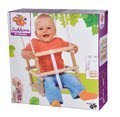 Drevená hojdačka Wooden Baby Swing Outdoor Eichhorn prírodná 140-210 cm dĺžka 30*30 cm sedadlo 20 kg nosnosť od 12 mes