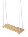 Drevená hojdačka plocha Plank Swing Outdoor Eichhorn prírodná 140-210 cm dĺžka 40*14 cm a 60 kg nosnosť