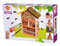 Drevený úľ pre včely Outdoor Bee House Eichhorn Poskladaj a vymaľuj - so štetcom a farbami od 6 rokov