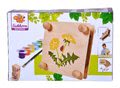 Drevený lis na kvety Herbal Outdoor Leaf Press Eichhorn stavaaj a vyfarbovuj spolu s farebnými ceruzkami od 6 rokov