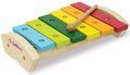 Drevený xylofón Wooden Xylophone Eichhorn s kladivkom 6 rôznych tónov od 24 mes