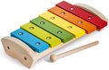 Drevený xylofón Wooden Xylophone Eichhorn s kladivkom 6 rôznych tónov od 24 mes