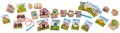 Drevená logická hra farma Threading Game Eichhorn 13 drevených kociek a 13 vzorov od 24 mes