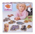 Drevené puzzle zvieratká Animal Puzzle Eichhorn 8 druhov 16 dielov od 12 mes