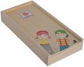 Drevené puzzle ľudské telo Body Puzzle with Wooden Box Eichhorn 18 dielov v boxe od 24 mes