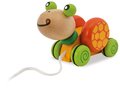 Drevená korytnačka na ťahanie Pull along Animal Turtle Eichhorn od 12 mes