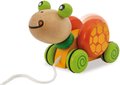 Drevená korytnačka na ťahanie Pull along Animal Turtle Eichhorn od 12 mes