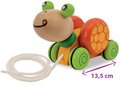 Drevená korytnačka na ťahanie Pull along Animal Turtle Eichhorn od 12 mes