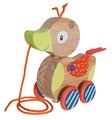Drevená kačička na ťahanie Duck Pull-along Animal Eichhorn s pohyblivou hlavou od 12 mes