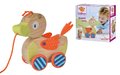 Drevená kačička na ťahanie Duck Pull-along Animal Eichhorn s pohyblivou hlavou od 12 mes