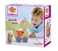 Drevená kačička na ťahanie Duck Pull-along Animal Eichhorn s pohyblivou hlavou od 12 mes