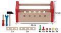 Drevené pracovné náradie Tool Box Eichhorn a rôzne komponenty na skladanie 30 dielov
