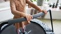 Trampolína s rúčkou na držanie Tiggy Junior Exit Toys priemer 140 cm čierna