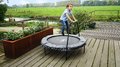Trampolína s rúčkou na držanie Tiggy Junior Exit Toys priemer 140 cm čierna