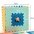 Penové puzzle Jumbo XXL Foam Mat Ludi 180x180cm od 10 mes LU10014