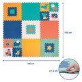 Penové puzzle Jumbo XXL Foam Mat Ludi 180x180cm od 10 mes LU10014