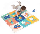 Penové puzzle Zvieratká Animals Foam Pieces Ludi 9 dielov 90x90 cm od 10 mes LU10023